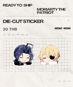 Moriarty the patriot | Sleepy die-cut sticker