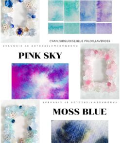 【cinnabar studio】Frame card | Watercolor | Cake box