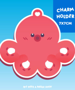 【PRE-ORDER】Charm holder ปลาหมึก (shipment within July)
