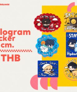 Daily life : Hologram_Sticker die cut 100%