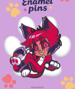 Heart3DK | Enamel pin Meow